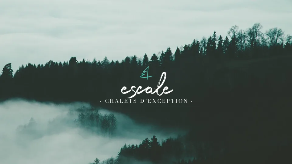 Identit&eacute; visuelle Escale Chalets d'exception